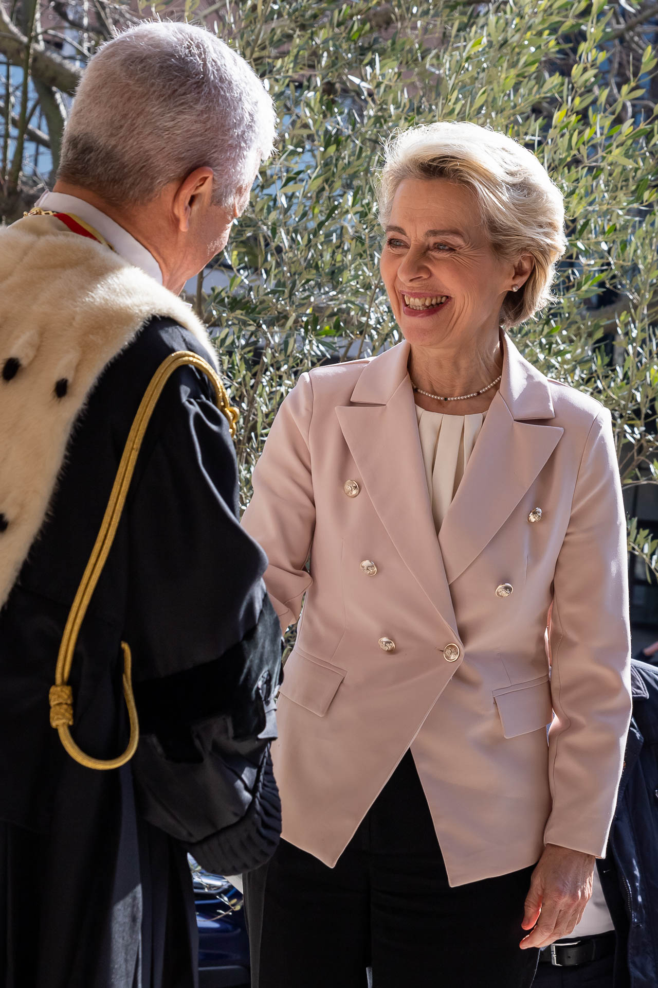 Ursula Von der Leyen a Palermo sul luogo della strage di Capaci