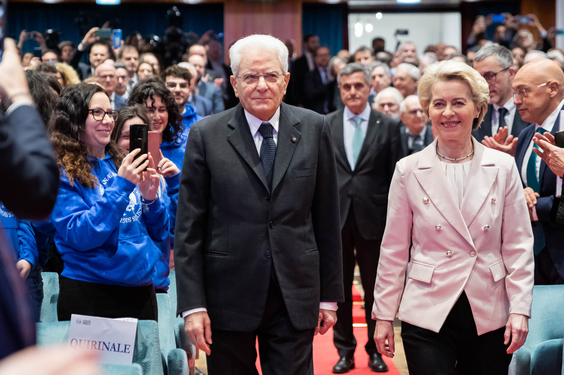 Ursula Von der Leyen a Palermo sul luogo della strage di Capaci