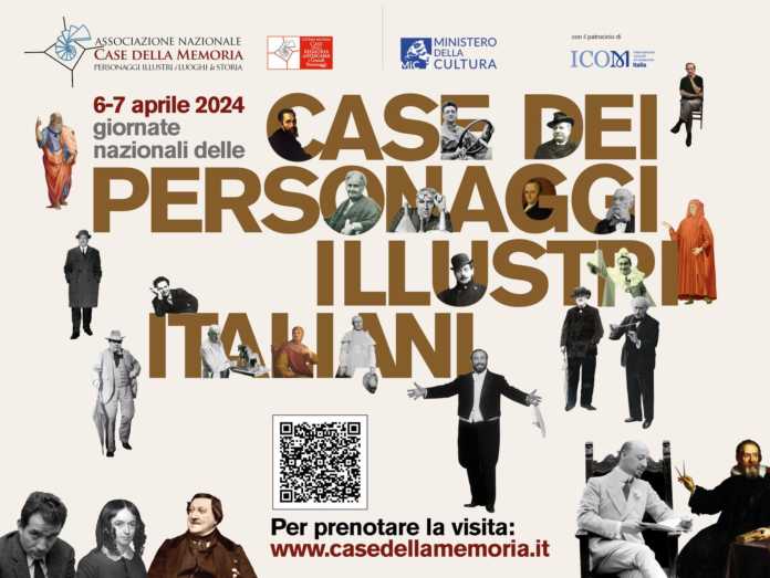 Case dei personaggi illustri 2024: tutti i luoghi aperti in Sicilia 2 Case dei personaggi illustri 2024: tutti i luoghi aperti in Sicilia - Be Sicily Mag - Giornate Nazionali delle Case Museo dei Personaggi Illustri Italiani LOCANDINA GENERICA 696x523 1