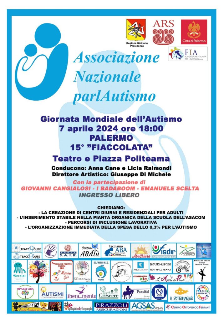 ParlAutismo, la fiaccolata al Politeama di Palermo per i diritti delle persone autistiche - Be Sicily Mag - Unknown