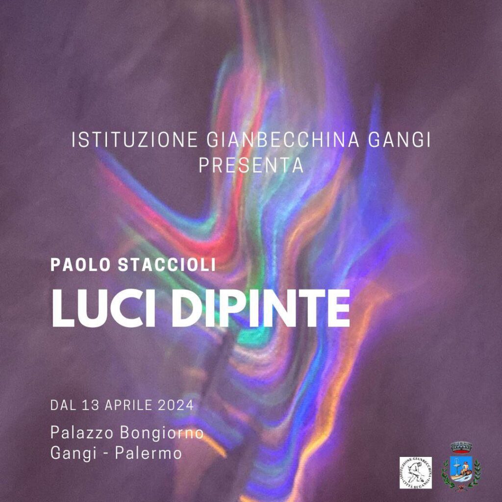"Luci Dipinte", arriva a Ganci la fotografia astratta e la pittura luminosa di Paolo Staccioli - Be Sicily Mag - luci dipinte