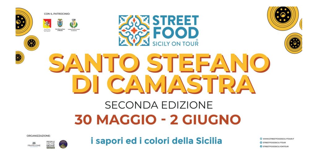 “Street Food Sicily on Tour” a Santo Stefano di Camastra dal 30 maggio al 2 giugno 2024 2 “Street Food Sicily on Tour” a Santo Stefano di Camastra dal 30 maggio al 2 giugno 2024 - Be Sicily Mag - 442426671 499065685779592 8207873249216963559 n