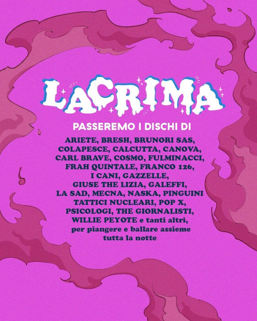 LACRIMA, la festa Indie nata a Bologna conquista la Sicilia: prima serata a Palermo  - Be Sicily Mag - Snapinsta.app 440561296 18181898188294620 7091615088095156284 n 1080