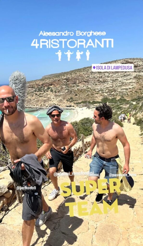 Alessandro Borghese a Lampedusa: l'isola sarà protagonista di "4 Ristoranti" - Be Sicily Mag - WhatsApp Image 2024 05 14 at 10.46.35
