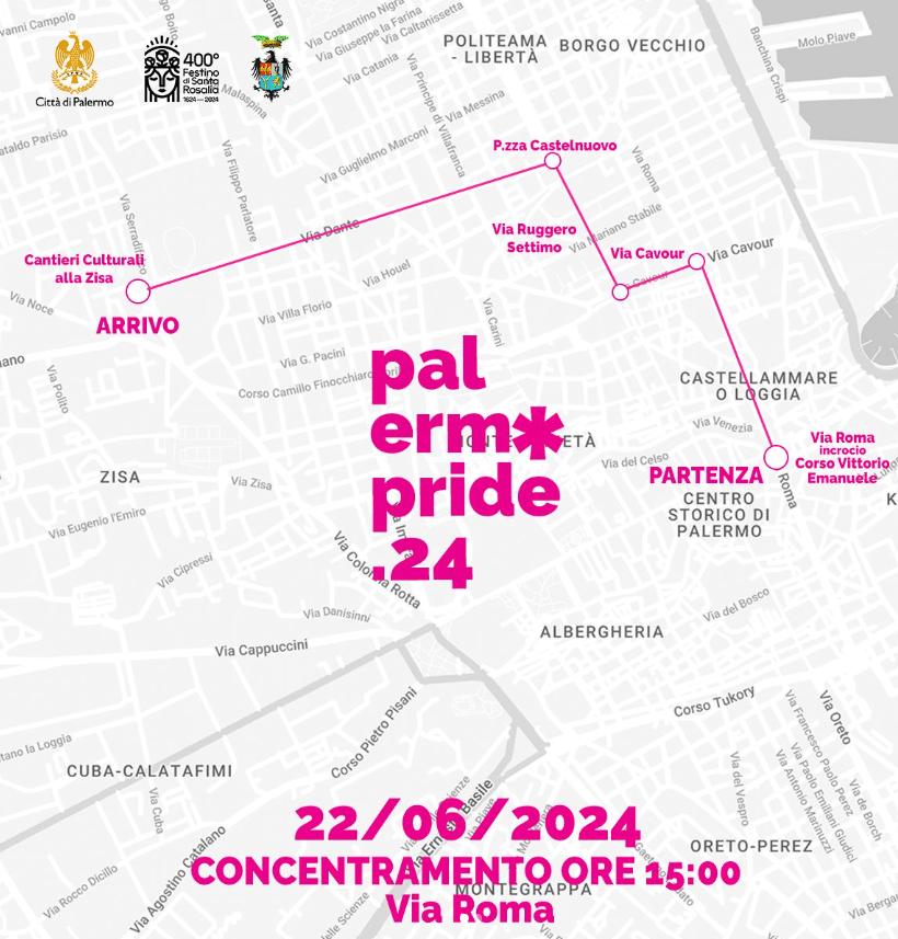 Palermo Pride 2024, il programma del corteo: occhi puntati sulle madrine BigMama e Simona Malato 2 Palermo Pride 2024, il programma del corteo: occhi puntati sulle madrine BigMama e Simona Malato - Be Sicily Mag - Immagine 2024 06 21 091915