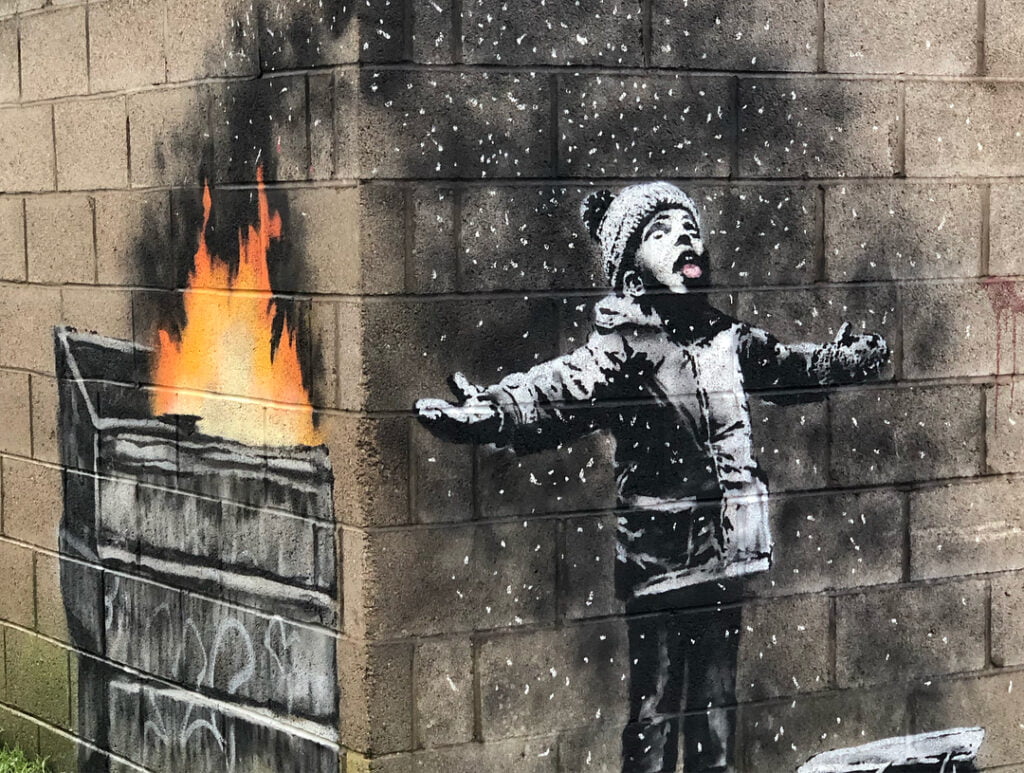 Banksy, la mostra alla Galleria di Arte Moderna di Catania: alcune opere anche al "Centro Sicilia" - Be Sicily Mag - 43371548 275768453135388 1401644267604017152 n 1