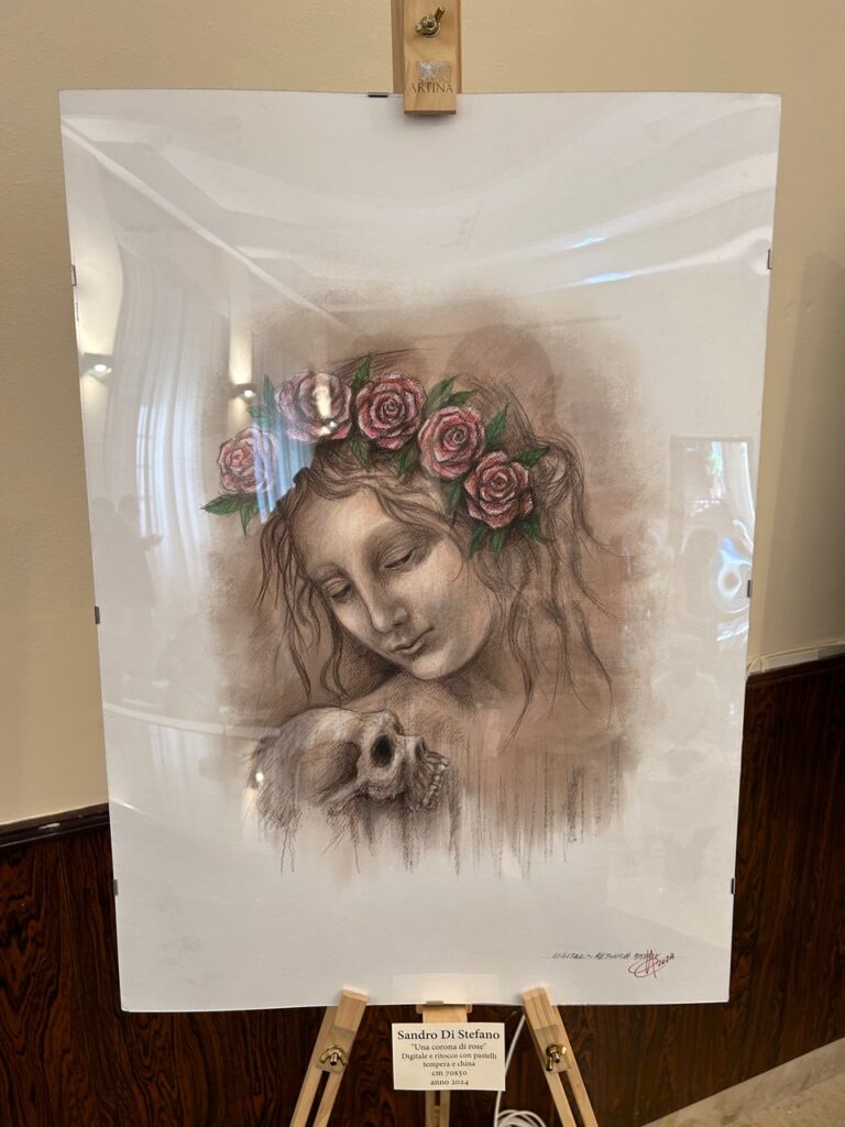 “Una corona di rose”, l'opera di Gaetano Sandro Di Stefano all'eremo di Santa Rosalia a Monte Pellegrino 4 “Una corona di rose”, l'opera di Gaetano Sandro Di Stefano all'eremo di Santa Rosalia a Monte Pellegrino - Be Sicily Mag - una corona di rose 3