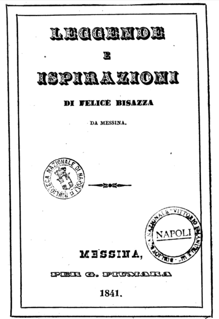 Felice Bisazza, ricorre l'anniversario della morte del poeta messinese: chi era il "Manzoni di Sicilia" 3 Felice Bisazza