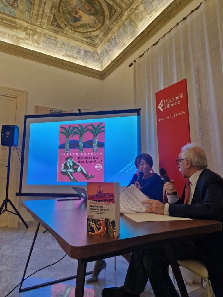 Bernardina Rago presenta “Il Gattopardo a guardia del Muro”: il mistero del principe siciliano divenuto simbolo del socialismo 2 Bernardina Rago e Salvatore Savoia