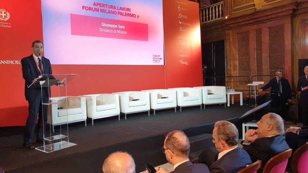 “Forum Milano Palermo Genio Mediterraneo”, le due città unite in un “gemellaggio di idee” per un futuro migliore: gli interventi 4 Giuseppe Sala al “Forum Milano Palermo Genio Mediterraneo”