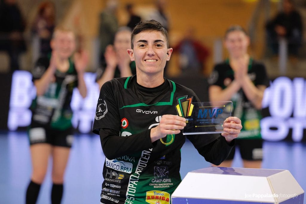 Lorena Benincasa della Handball Erice (Foto di Joe Pappalardo)