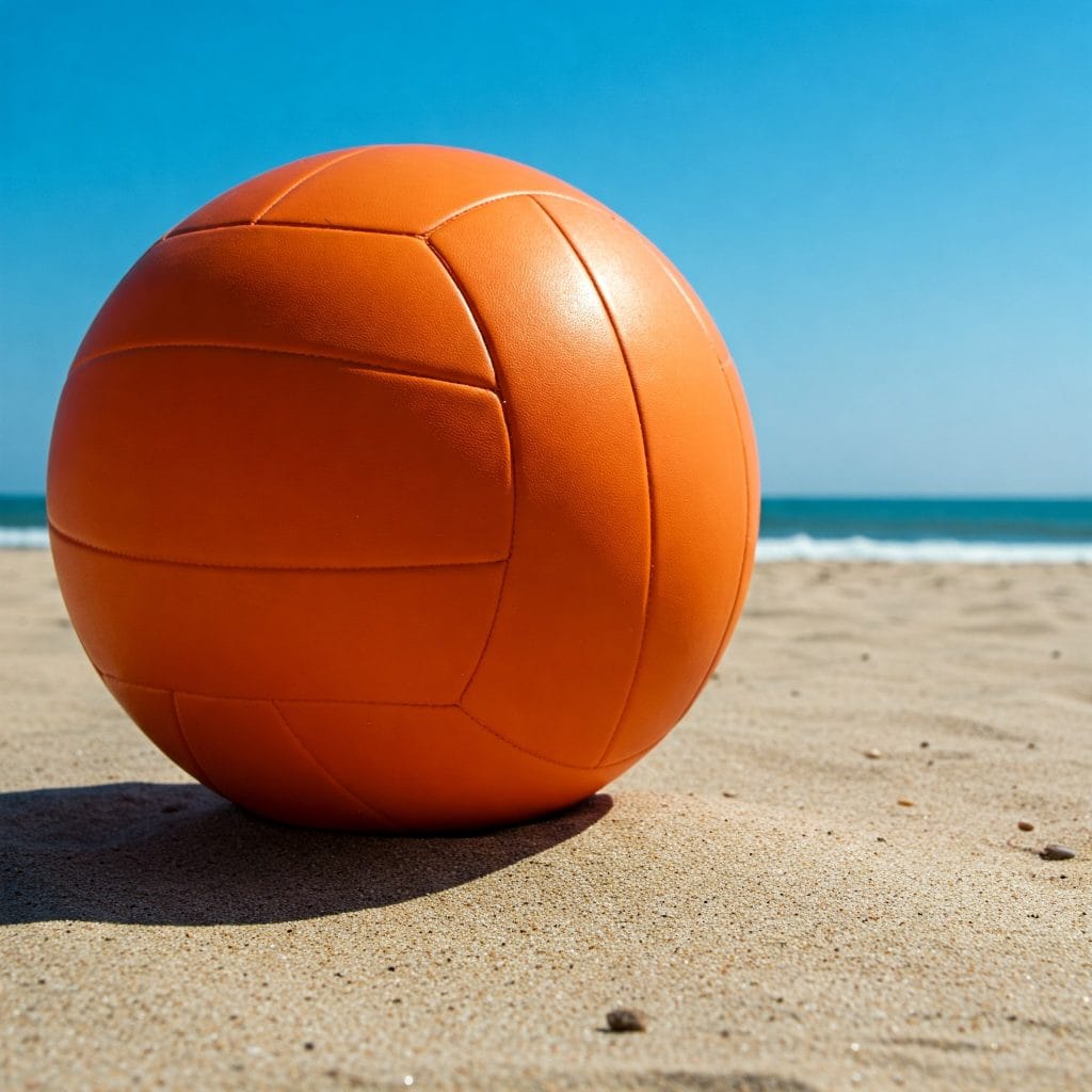 Sport per bambini: come scegliere l'attività sportiva adatta ai più piccoli? 4 sport per bambini, pallone di pallavolo in spiaggia