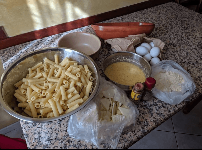 Tagano di Aragona: una ricetta che accompagna il sabato di Pasqua in provincia di Agrigento 2 Tagano di Aragona: una ricetta che accompagna il sabato di Pasqua in provincia di Agrigento - Be Sicily Mag - ingredienti tagano