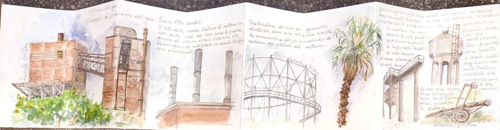 Nella storia dell’archeologia industriale di Palermo: il racconto nei taccuini degli sketchers urbani al Museo delle Officine del Gas 4 archeologia industriale, urban sketchers