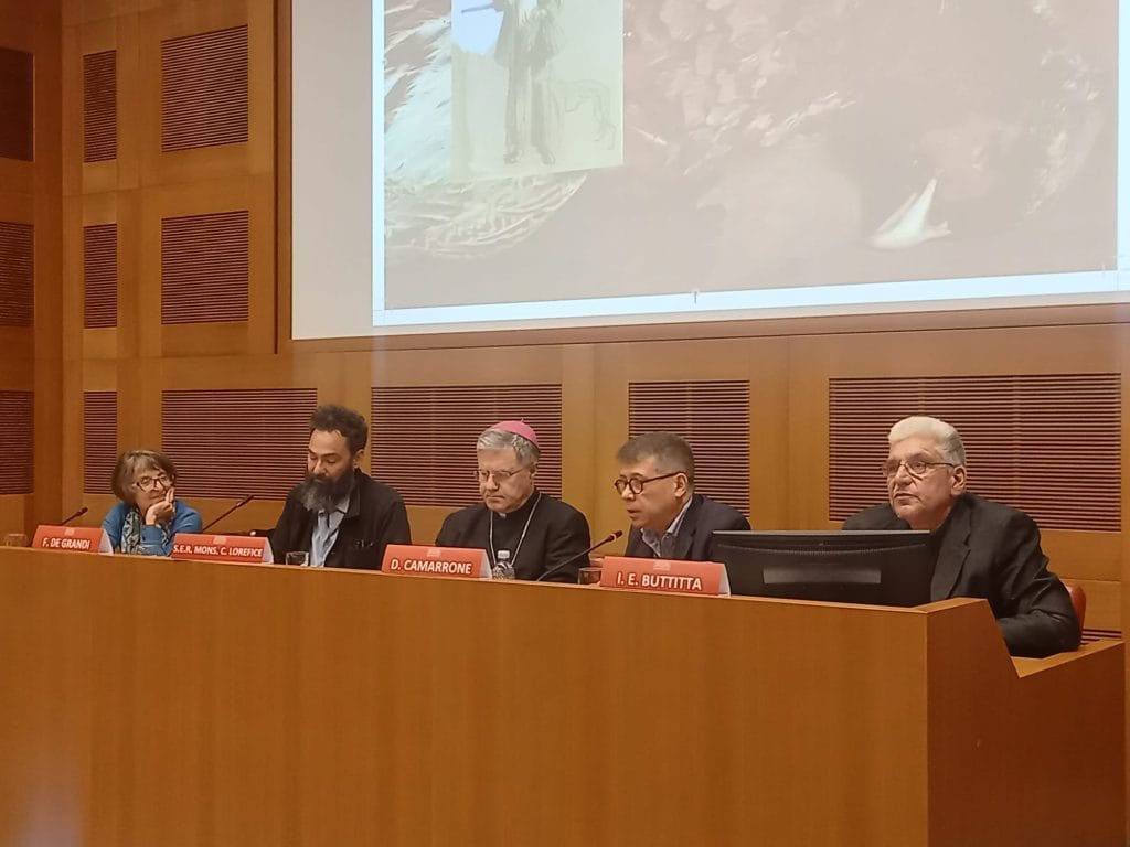 Arte e letteratura per comprendere il volto contemporaneo di Santa Rosalia: l'incontro della Fondazione Sicilia per “La cura della città” 4 I relatori dell'evento a Palazzo Branciforte