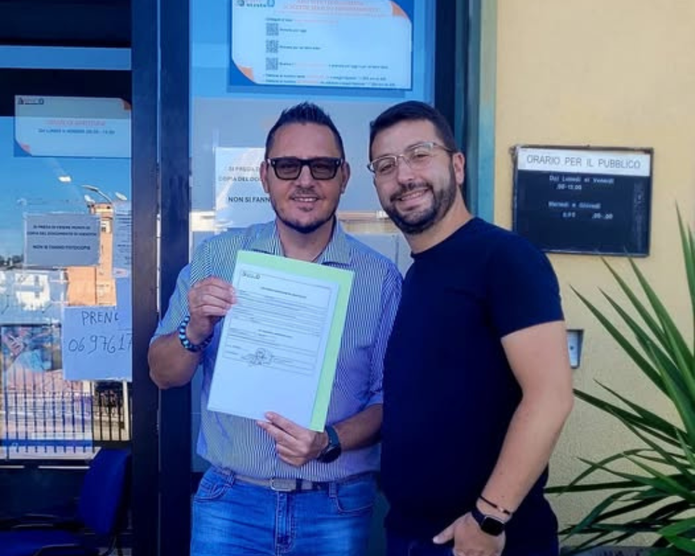 Marcello Palermo e Alan Scifo, presidente e vice presidente dell'associazione Aiutiamo Colapesce