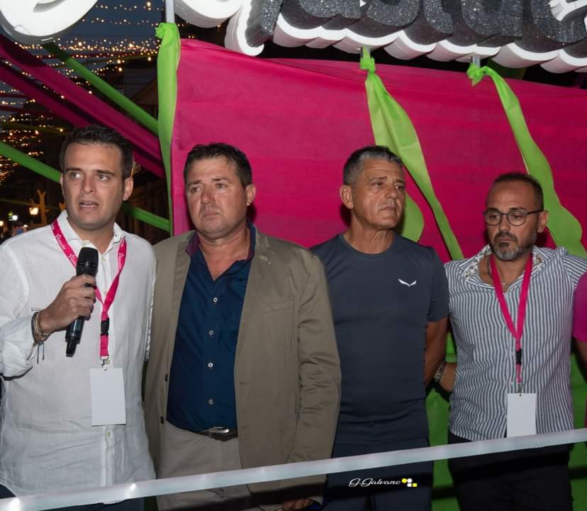 Fastuca Fest 2025: l'evento che celebra il pistacchio D.O.P. di Raffadali 2 I responsabili del Fastuca Fest: da sinistra: Salvatore Gazziano, Calogero Frenda, Franco Nocera e Carmelo Bruno