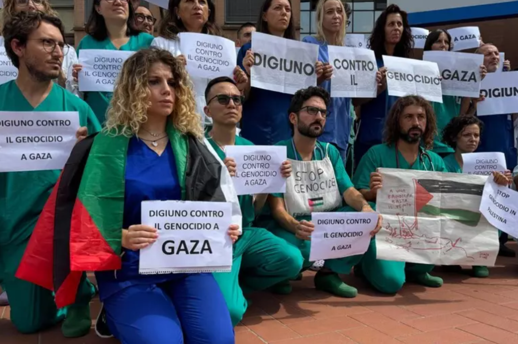Gli ospedali si illuminano per Gaza: il flash mob coinvolge anche la Sicilia - Be Sicily Mag - Gaza