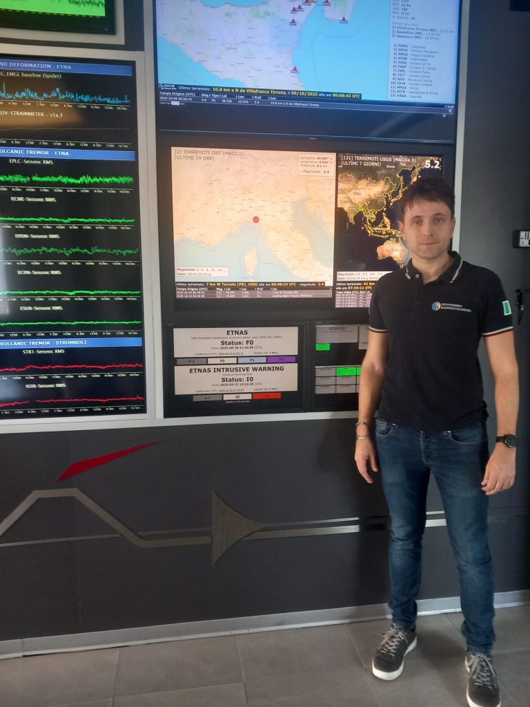 Marco Firetto Carlino dell'INGV di Catania