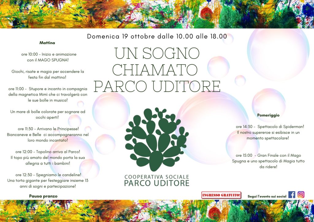 Bambini e famiglie in festa per "Un sogno chiamato Parco Uditore" 2 Bambini e famiglie in festa per "Un sogno chiamato Parco Uditore" - Be Sicily Mag - Parco Uditore