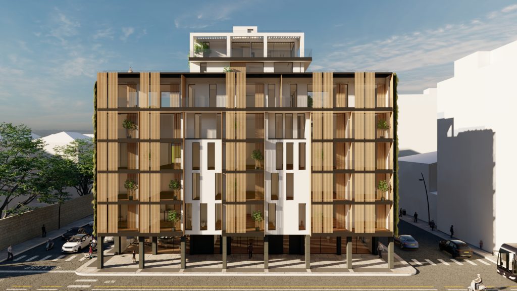 Bioarchitettura e green building: a Palermo gli appartamenti di lusso diventano sostenibili 2 Bioarchitettura e green building: a Palermo gli appartamenti di lusso diventano sostenibili - Be Sicily Mag - Render esterno 1