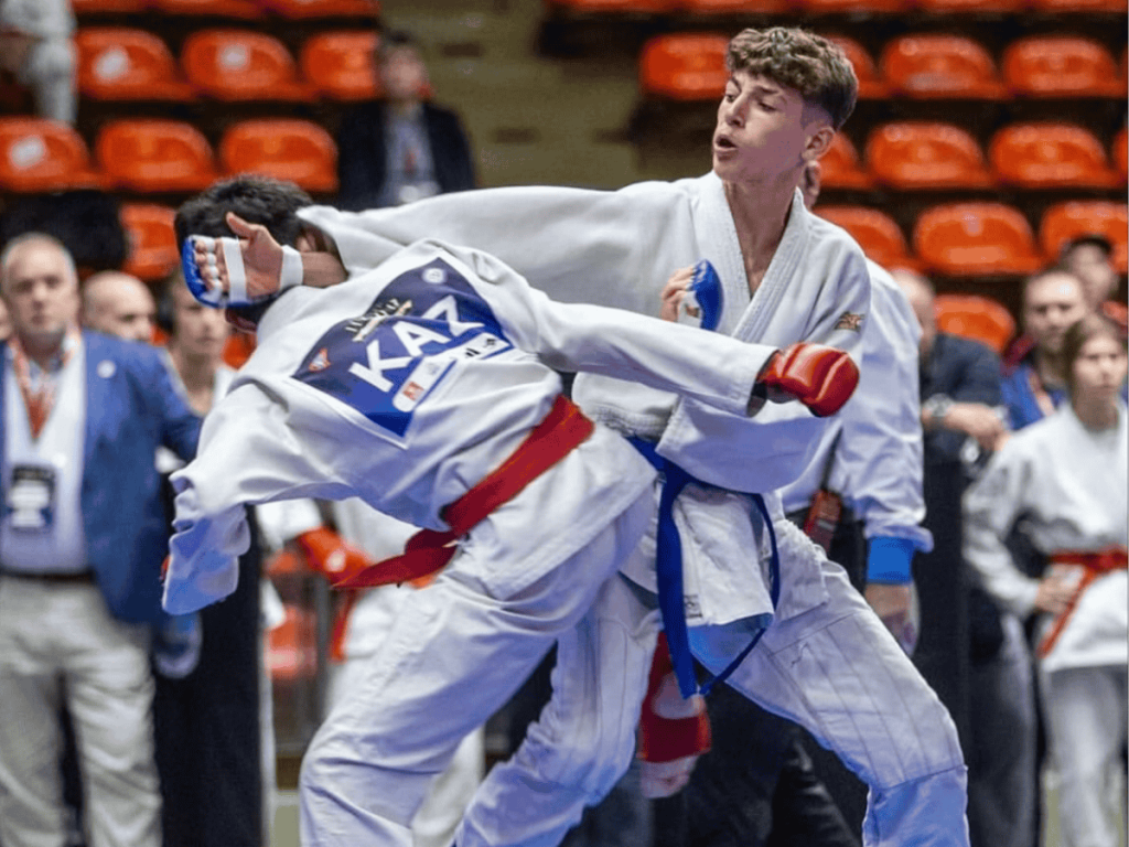 Mattia Magro sul tatami