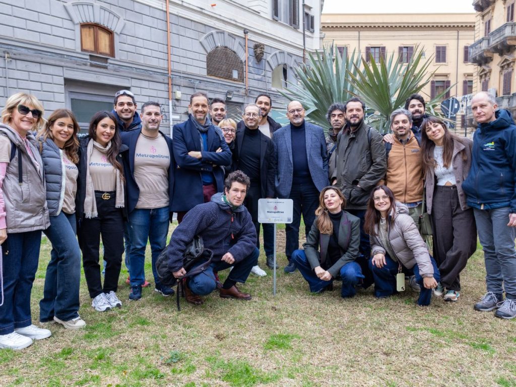 Il team di Metropolitree a Piazza Bottego