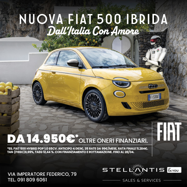 Category Template - Be Sicily Mag - BANNER DISPLAY 600X600 BESICILY FIAT 500 SY PALERMO