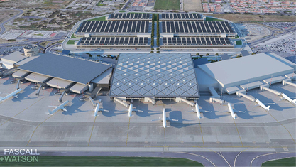 Catania-Comiso, il salto di qualità: infrastrutture, rotte e investimenti 13 Catania-Comiso, il salto di qualità: infrastrutture, rotte e investimenti - Be Sicily Mag - Rendering Aeroporto di Catania 1