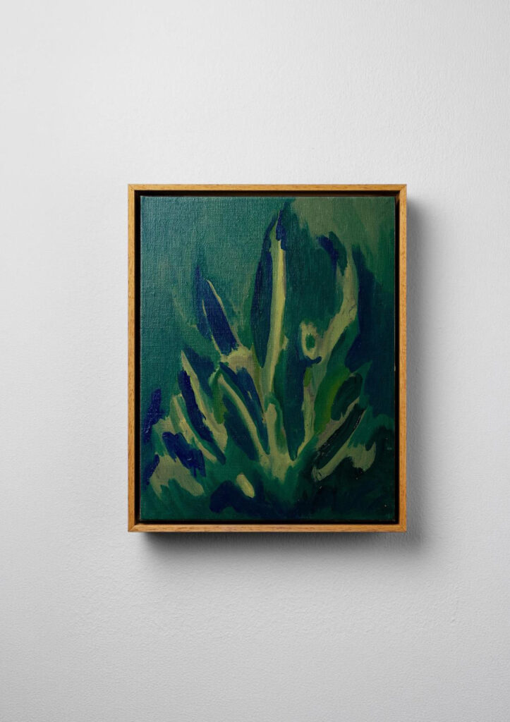 2-Agave 3.24 2026, olio su tela 30x24 di Francesco Costantino