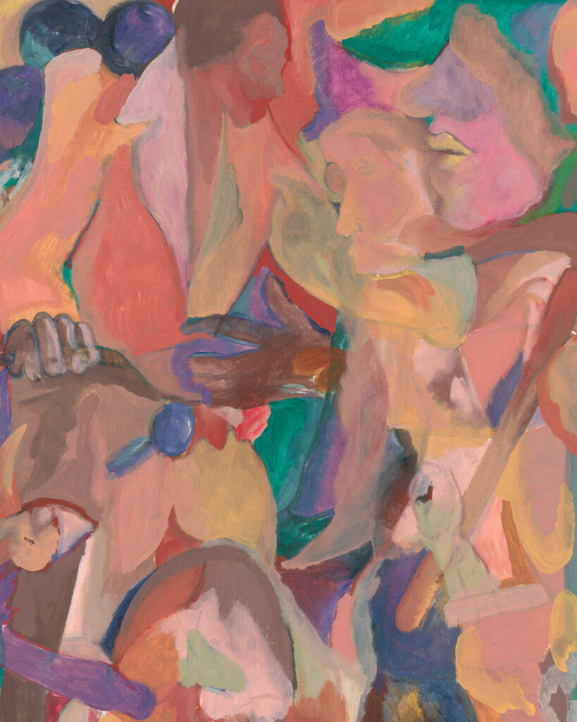 Belville 2026, olio su carta 120x180, di Francesco Costantino