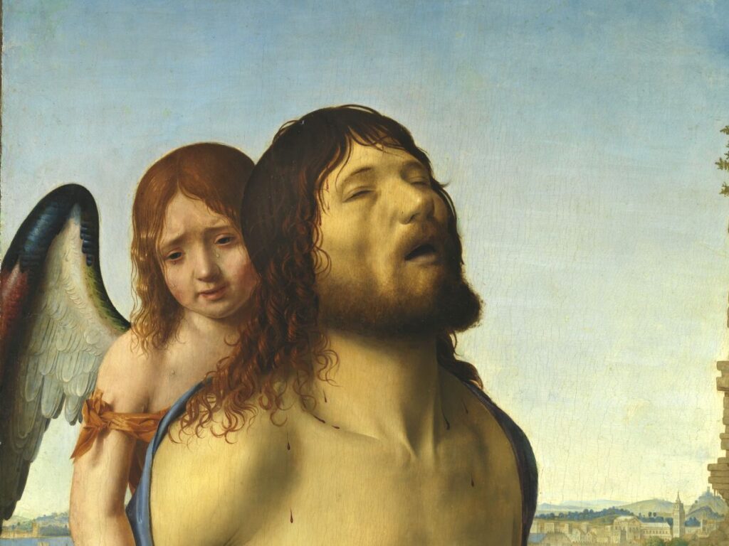 Palermo pronta ad accogliere il ritorno di due capolavori di Antonello da Messina 3 Palermo pronta ad accogliere il ritorno di due capolavori di Antonello da Messina - Be Sicily Mag - Cristo.in .piet .e.un .angelo.Antonello.da .Messina 1
