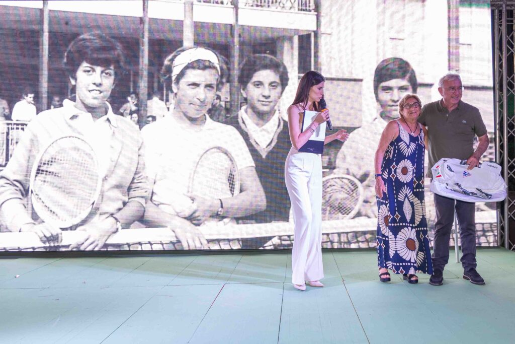 I cento anni del Circolo del Tennis Palermo: festa di sport tra passato e futuro 32 I cento anni del Circolo del Tennis Palermo: festa di sport tra passato e futuro - Be Sicily Mag - Lidia De Nicola con Giovanni Mercadante
