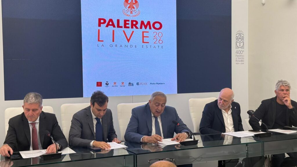 I big della musica tornano in Sicilia: al via Palermo Live 2026 - Be Sicily Mag - Un momento della presentazione