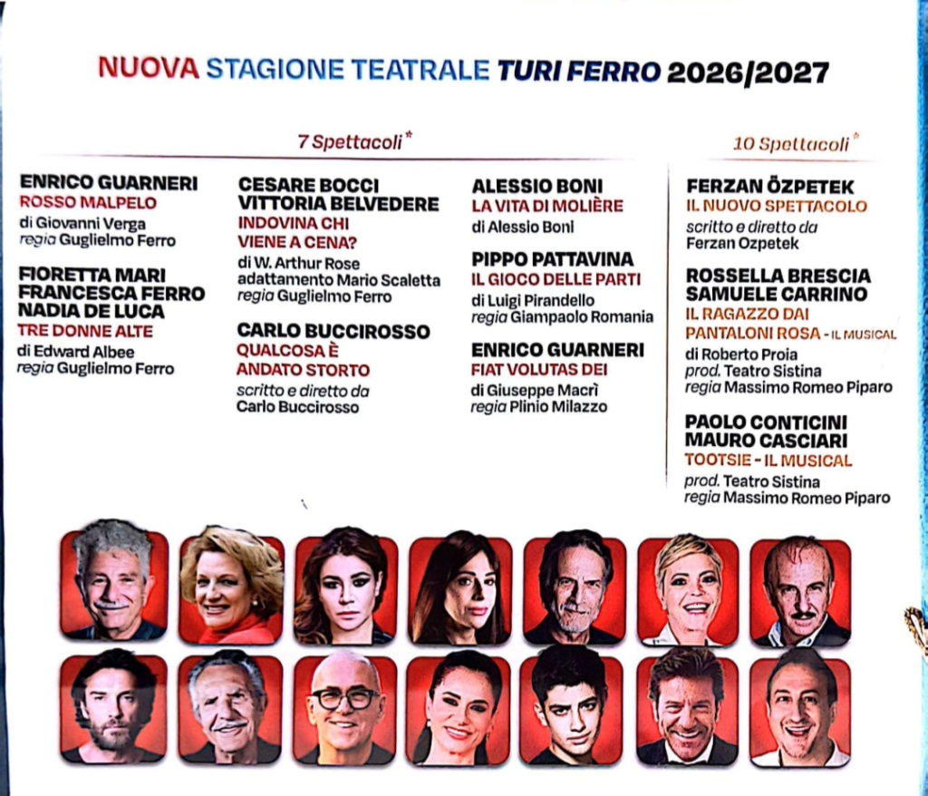 Teatro ABC e Musco di Catania presentano la stagione 2026-27: 25 spettacoli, spazio alla musica jazz - Be Sicily Mag - stagione tealtrale 2